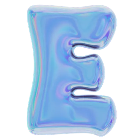 E Abstract Shape  3D Icon