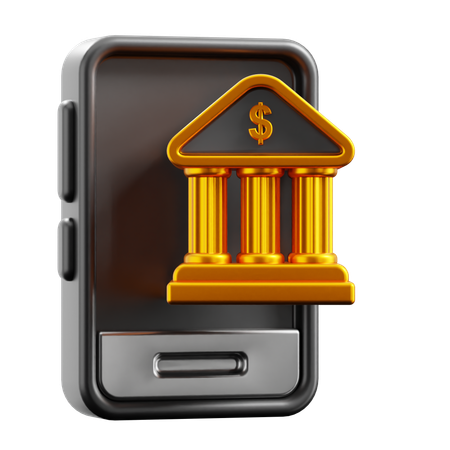 Online-Banking  3D Icon