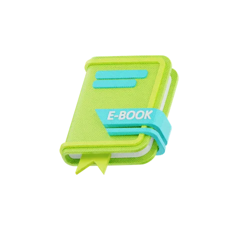 E Book  3D Icon
