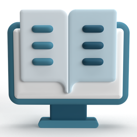 E-book  3D Icon