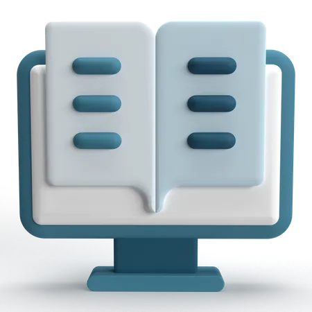 E-book  3D Icon