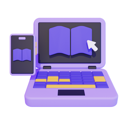 E-book  3D Icon