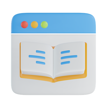 E-book  3D Icon