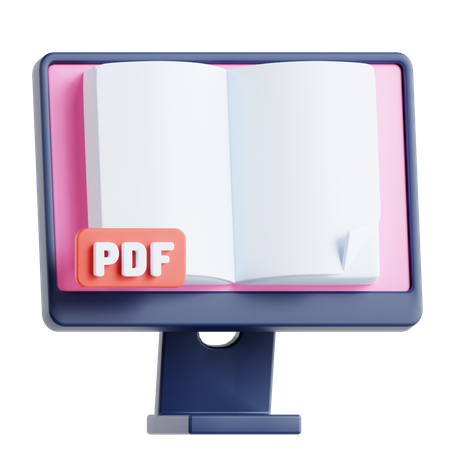 E Book  3D Icon