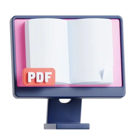 E Book  3D Icon