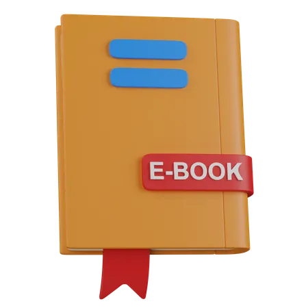 E-BOOK  3D Icon