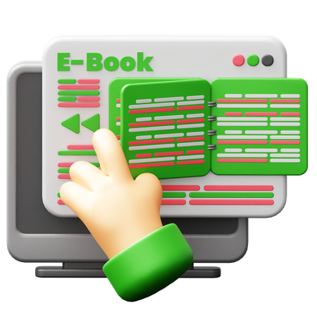 E-Book  3D Icon