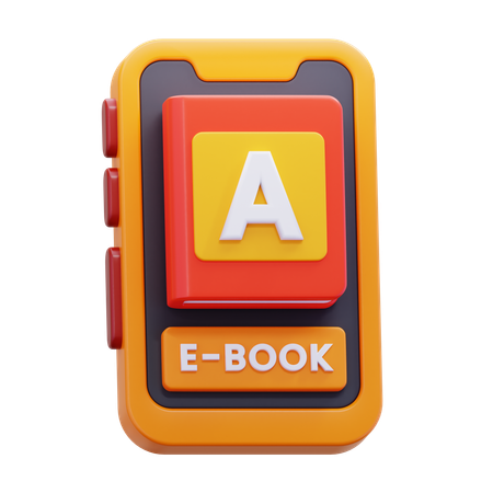 E Book  3D Icon