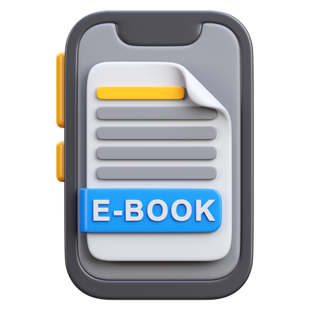 E Book  3D Icon