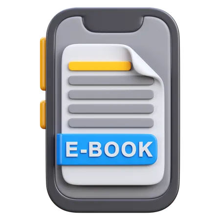 E Book  3D Icon