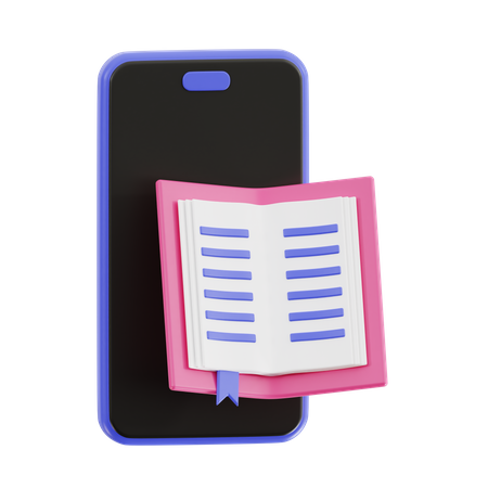 E Book  3D Icon