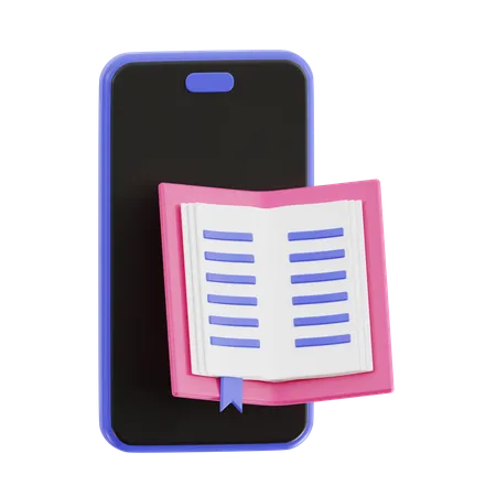 E Book  3D Icon