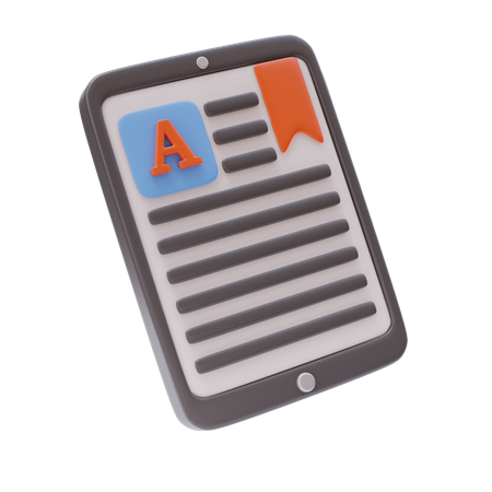 E-book  3D Icon