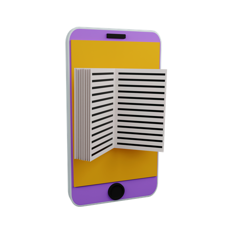 E book  3D Icon