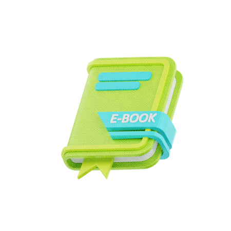 E Book  3D Icon