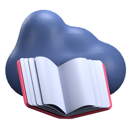 E Book  3D Illustration