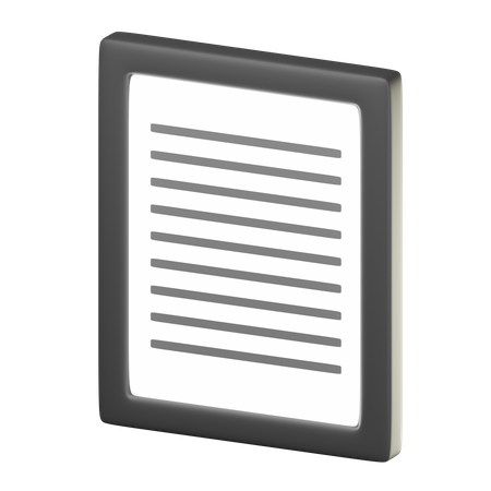 E-Book  3D Icon