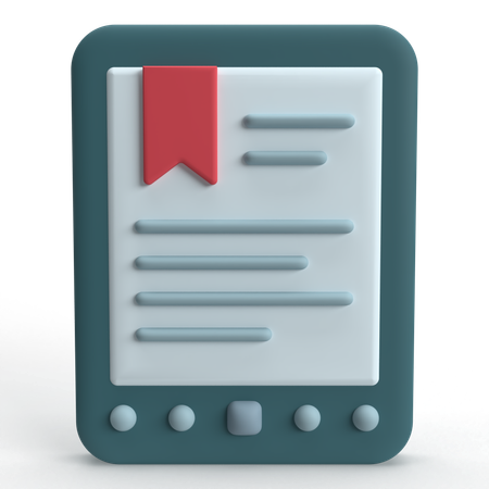 E-book  3D Icon