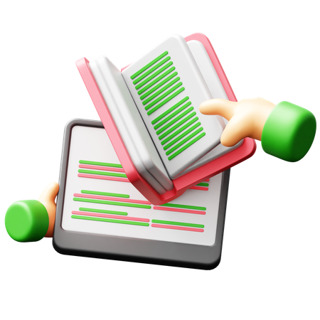 E-Book lesen  3D Icon