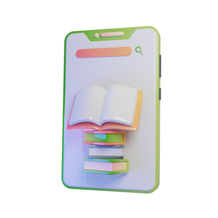 E-Bücher  3D Icon