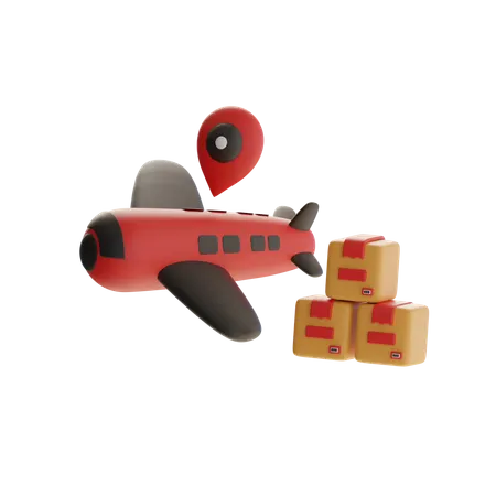 E caixas empilhadas  3D Icon