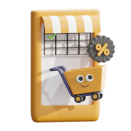 An Attractive 3 D E Commerce Icon Is A Symbolic Image That Combines Aesthetic And Functional Elements To Create A Strong And Inviting Impression In The Context Of An Online Store These Icons Are Carefully Designed To Capture The Users Attention And Clearly Depict The Essence Of The E Commerce Business 3D Icon