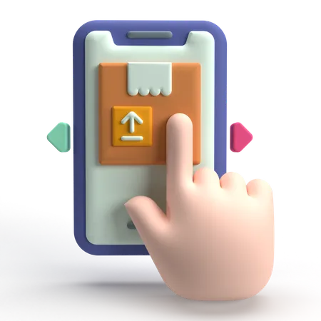 E-Einkauf  3D Icon