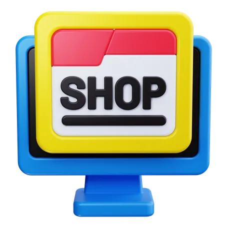 E-commerce  3D Icon