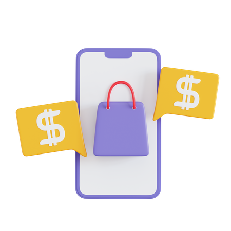 E Commerce  3D Icon