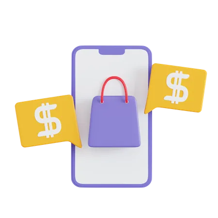 E Commerce  3D Icon