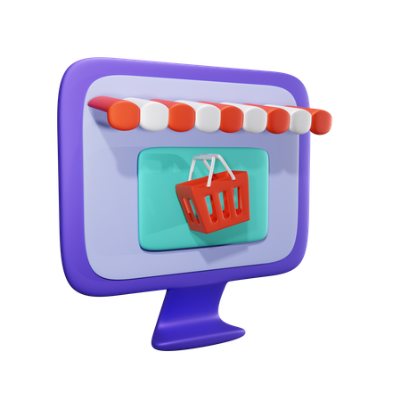 E Commerce  3D Icon