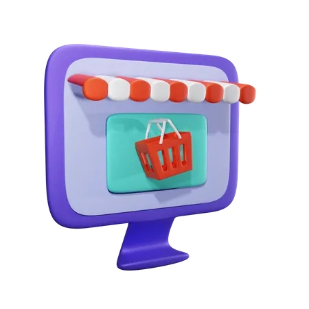 E Commerce  3D Icon