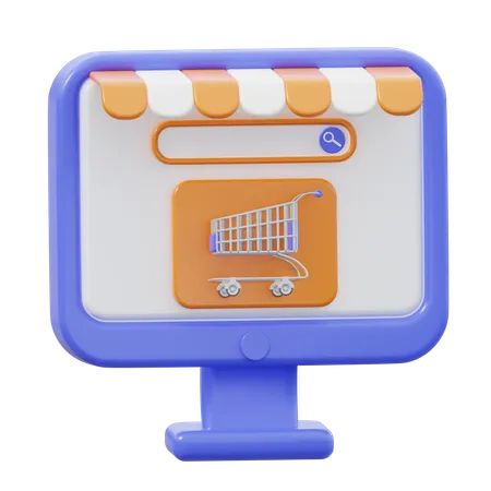 E Commerce  3D Icon