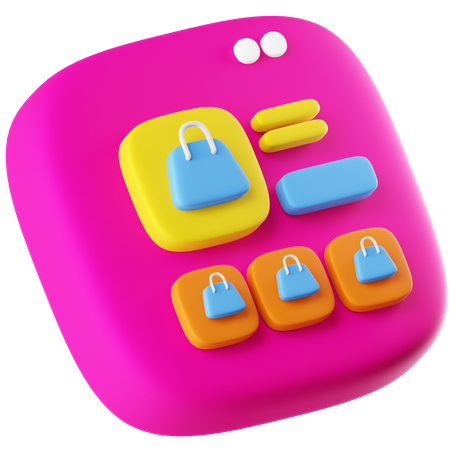 E Commerce  3D Icon