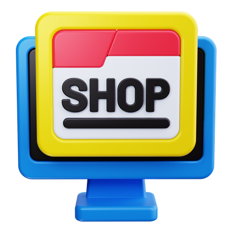 E-commerce  3D Icon