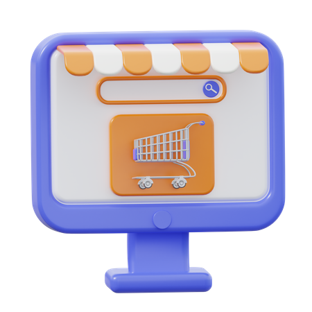 Commerce électronique  3D Icon