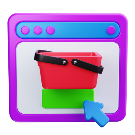 E-Commerce-Anwendung  3D Icon