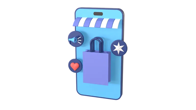 E-Commerce-Anzeigen  3D Icon