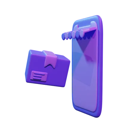 E-Commerce-App  3D Icon