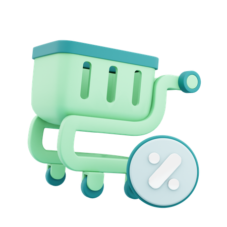 E-commerce Cart  3D Icon