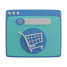 e commerce site emoji 3d