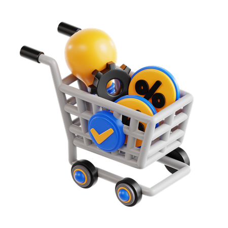 E-Commerce Solutions  3D Icon