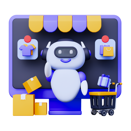 Eコマースストア  3D Icon