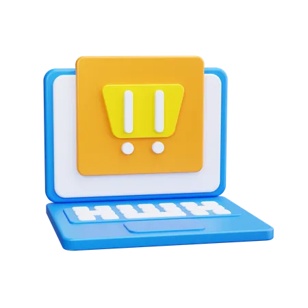 Vitrine de commerce électronique  3D Icon