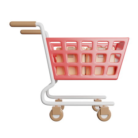 E-Commerce-Einkaufswagen  3D Icon