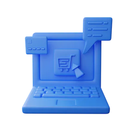 E-commerce web  3D Icon