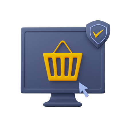 E Commerce Web  3D Icon