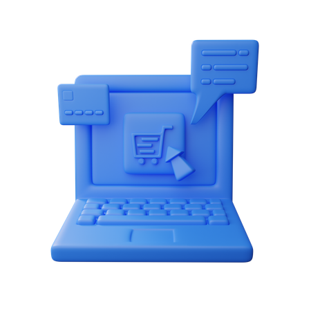 E-commerce web  3D Icon