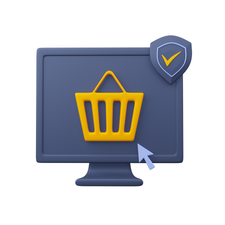 E Commerce Web  3D Icon