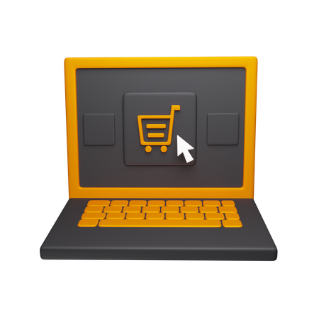 E Commerce Web  3D Icon